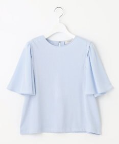 Feroux 【UVケア】ジョーゼットフレアスリーブ Tシャツ