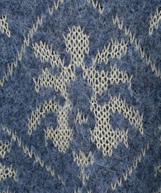 Green Parks ダマスク柄クルーネックニット