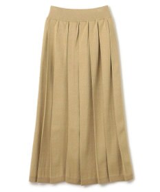 uncrave 【手洗い可】ドライタッチ ニット プリーツ スカート（uncrave WHITE）