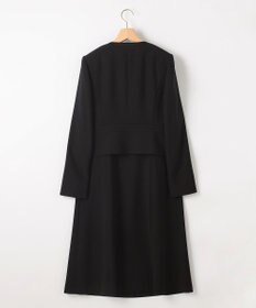 組曲 NOIR 【洗える】ウォッシャブルストレッチバーズアイ　ジャケット＋ワンピース