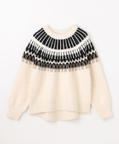 ANY ノルディックパターンニット