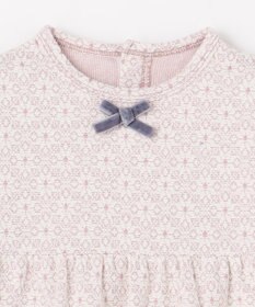 組曲 KIDS 【80-90㎝】 フロストフラワージャガード セットアップ