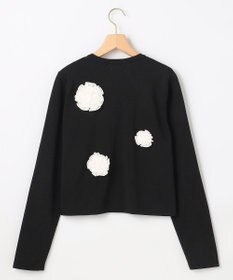 組曲 S 【組曲×setsuko sagittaire】ボンボンフラワーニット カーディガン