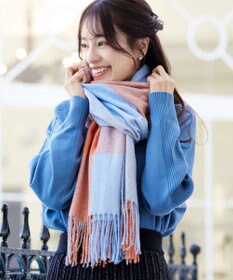 Tiaclasse 大判チェックマフラー