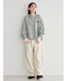 AMERICAN HOLIC ポケット付きバックドレープ裏毛プルオーバー