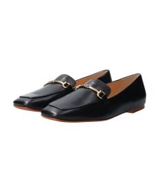 INTER-CHAUSSURES 【FABIO RUSCONI】スクエアトウサケットビットローファー