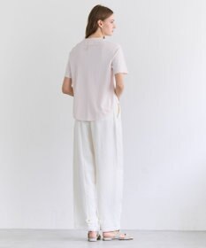 BEIGE， NADIA / ストレッチ メタルボタンニット