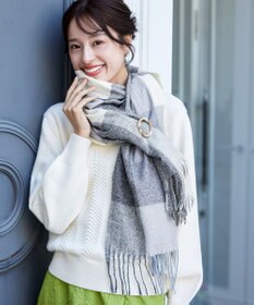 Tiaclasse 大判チェックマフラー