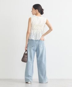 earth music&ecology 花柄ギャザーキャミビスチェ