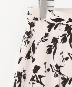 23区 ペイントフラワープリント スカート