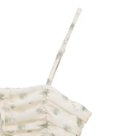 earth music&ecology 花柄ギャザーキャミビスチェ