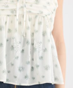 earth music&ecology 花柄ギャザーキャミビスチェ