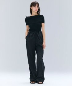 BEIGE， 【洗える】BRERA / オフショルダーストレッチリブニット