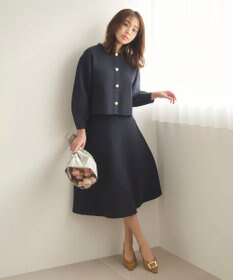 Feroux 【セットアイテム】パフスリーブニット セットアップ