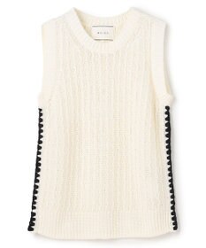 BEIGE， ATACAM / テープヤーン ノースリーブニット