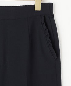 組曲 【KUMIKYOKU NAVY】コンフォータブルドレープフリル テーパードパンツ