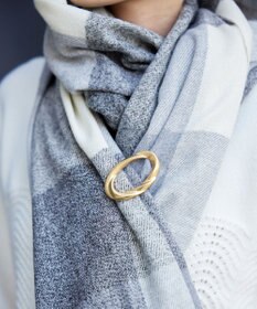 Tiaclasse 大判チェックマフラー