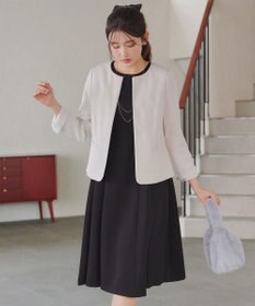 Tiaclasse 【安田美沙子さん着用・新色追加・洗える】ベロアラインフレアワンピース