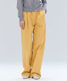 BEIGE， 【洗える・Oggi 11月号掲載】HAMLIN / コットンストレッチ2タックワイドパンツ