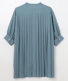 ANY L 【洗濯機可】バックプリーツシャツ