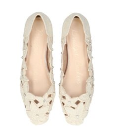 Bridget Birkin 【Bridget Birkin】フラワーカットワークラメパンプス