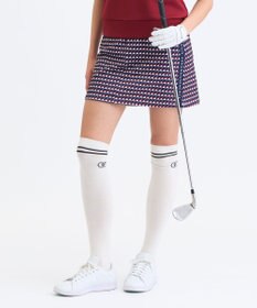 23区GOLF 【WOMEN】フラッグ総柄プリントストレッチスカート レッド系5