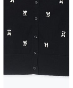 Te chichi ビジューニットコンパクトカーディガン