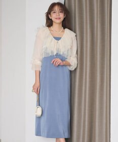 Feroux チュールボレロ×キャミドレスセット