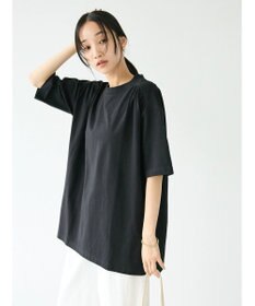 CRAFT STANDARD BOUTIQUE ヴィンテージ風天竺 ショルダーギャザーチュニック