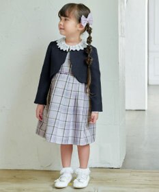 ANY KIDS 裾スカラップノーカラージャケット