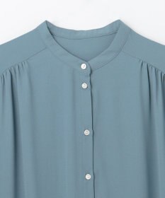 ANY L 【洗濯機可】バックプリーツシャツ