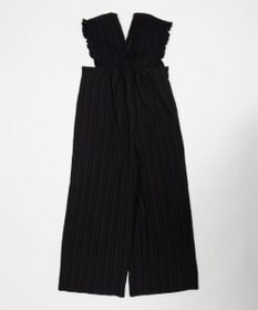 WEGO シャーリングサロペット