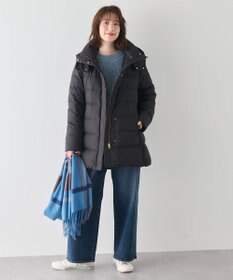 ANY L 【洗濯機可/ウエストゴム/ストレッチ】ワイドデニムパンツ