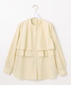 ANY SIS L 【洗える】ラッフルレイヤード ブラウス