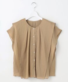 自由区 【カタログ掲載・接触冷感・洗える】シアーラミーローンフリル ブラウス