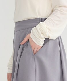 earth music&ecology 選べる丈タックスカーチョ