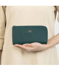 LANVIN en Bleu リュクサンブール Lファスナー長財布