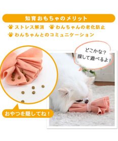 PET PARADISE ペットパラダイス ノーズ ワーク リボン トイ 《イエロー /ピンク》