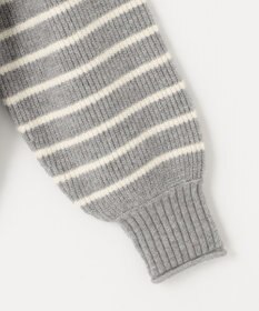 ANY SIS 【洗える】ハイネックボーダー ニット