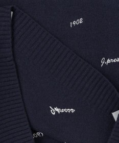 J.PRESS MEN エンブロイダリー クルーネックニット