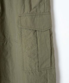 WEGO 【ウエストゴム】ナイロンイージーワイドカーゴパンツ