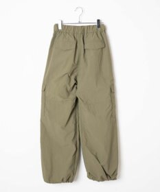WEGO 【ウエストゴム】ナイロンイージーワイドカーゴパンツ