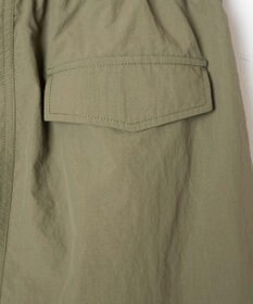 WEGO 【ウエストゴム】ナイロンイージーワイドカーゴパンツ