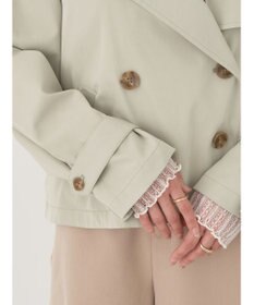 earth music&ecology ショートトレンチコート