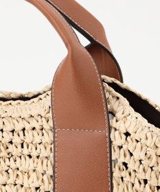 LA BAGAGERIE 【maison vert】 【ペーパー素材・多収納】ラウンド2WAYかごバッグ