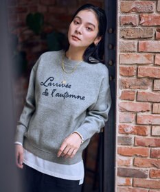 ANY 刺繍ロゴニット