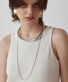 GRACE CONTINENTAL メッシュレイヤードワンピース