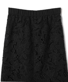 BEIGE， CITRINE / エンブロイダリーレースイージースカート