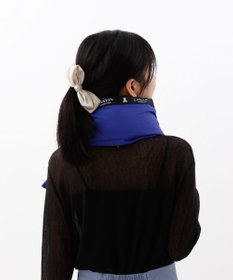 AURORA 【 LANVIN COLLECTION（ランバン コレクション） 】中綿リボン付マフラー(WASH)