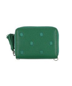 UNBILLION ペルケ perche / ドット刺繍ジャバラチャームウォレットショルダー